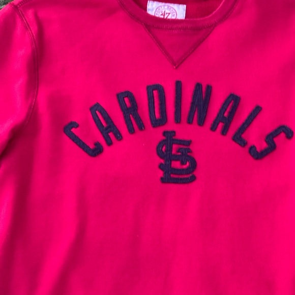 ’47 Brand Women’s Red St. Louis Cardinals Sweatshirt Size M - Picture 4 of 15